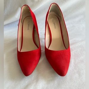 Call it Spring Red High Heels